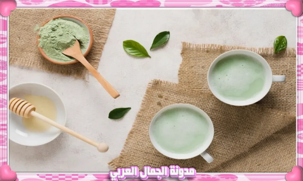 ماسك الشاي الأخضر والبيكنج صودا
